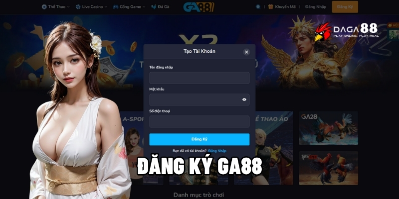 Đăng ký GA88