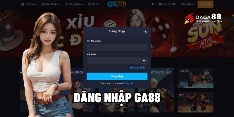 Đăng nhập GA88