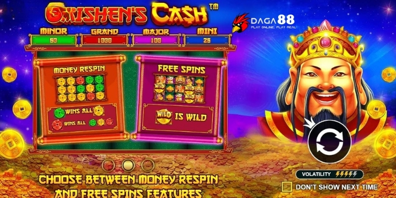 Game Caishen Cash tái hiện kho báu Thần Tài huyền bí